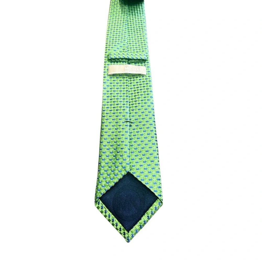 Michael Kors Men's Silk Tie Shimmering blue & green